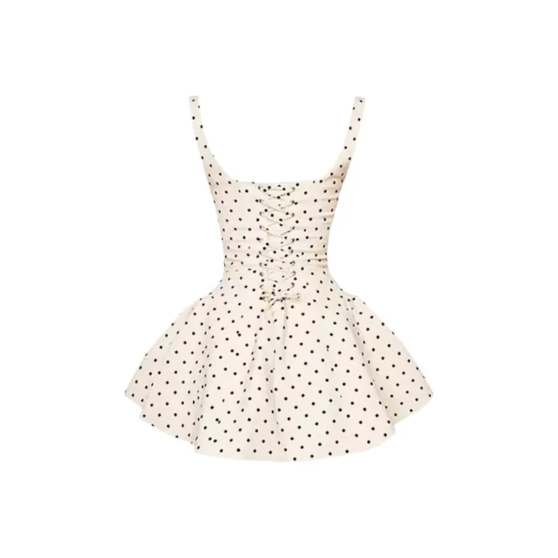AFGGD Slip Dresses Women's White-1
