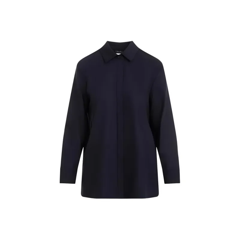 MaxMara Buttoned Long Sleeved Shirt-0