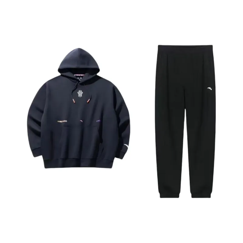 Anta Basketball Collection Sweatshirt Set Men's-0