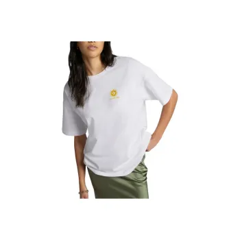 Converse Tar Chevron T Shirts Women's White