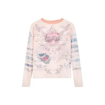 Ed Hardy T Shirt Women's Cherry Blossom Pink