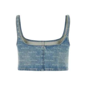MIU MIU Camisoles Women's Sapphire Blue