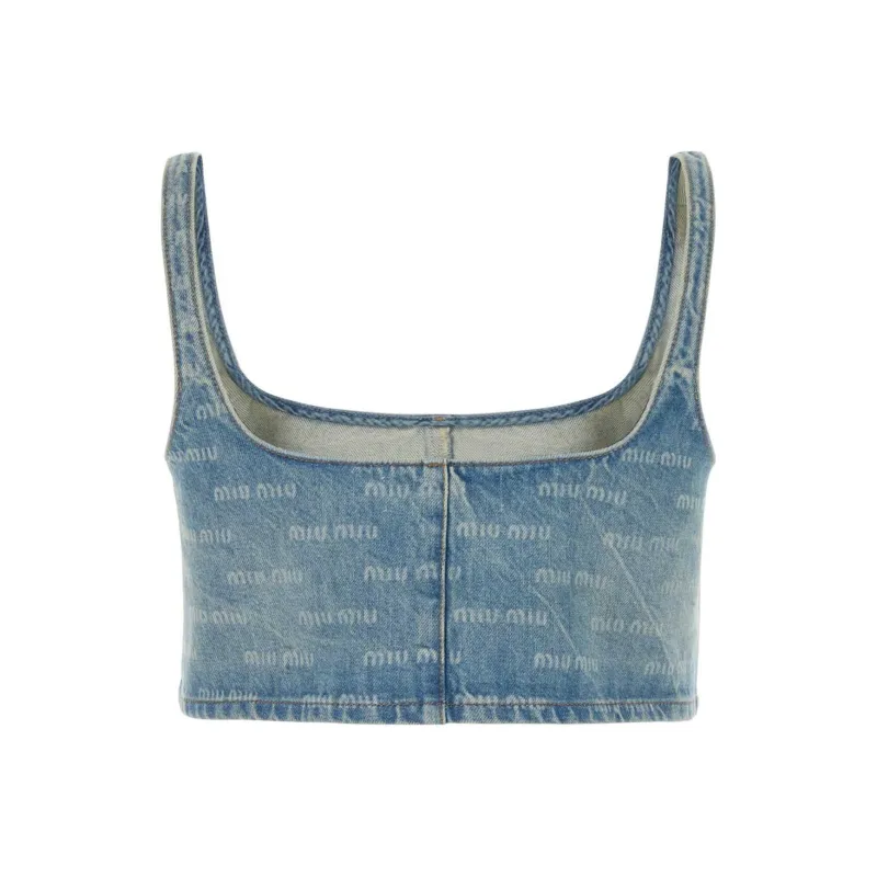 MIU MIU Camisoles Women's Sapphire Blue-0