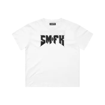 SMFK T Shirts Unisex Milk White