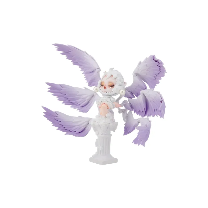 [Modified Doll] POP MART SKULLPANDA Photo Collection Six Winged Angel Hang Tag Box 18cm-16