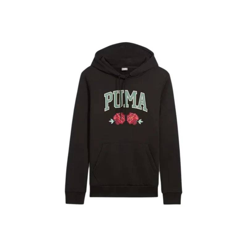 PUMA Faux Embroidered Floral Women's Hoodie-0