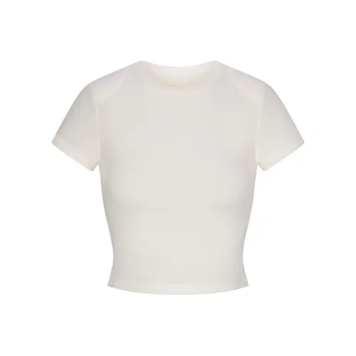 SKIMS Regular T-Shirt Women's MARBLE/Marble Color