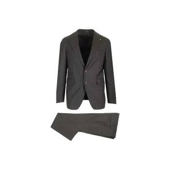 Tagliatore Vesuvio Single Breasted Pinstriped Suit