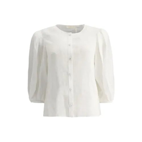 Chloé Puff sleeved Buttoned Blouse