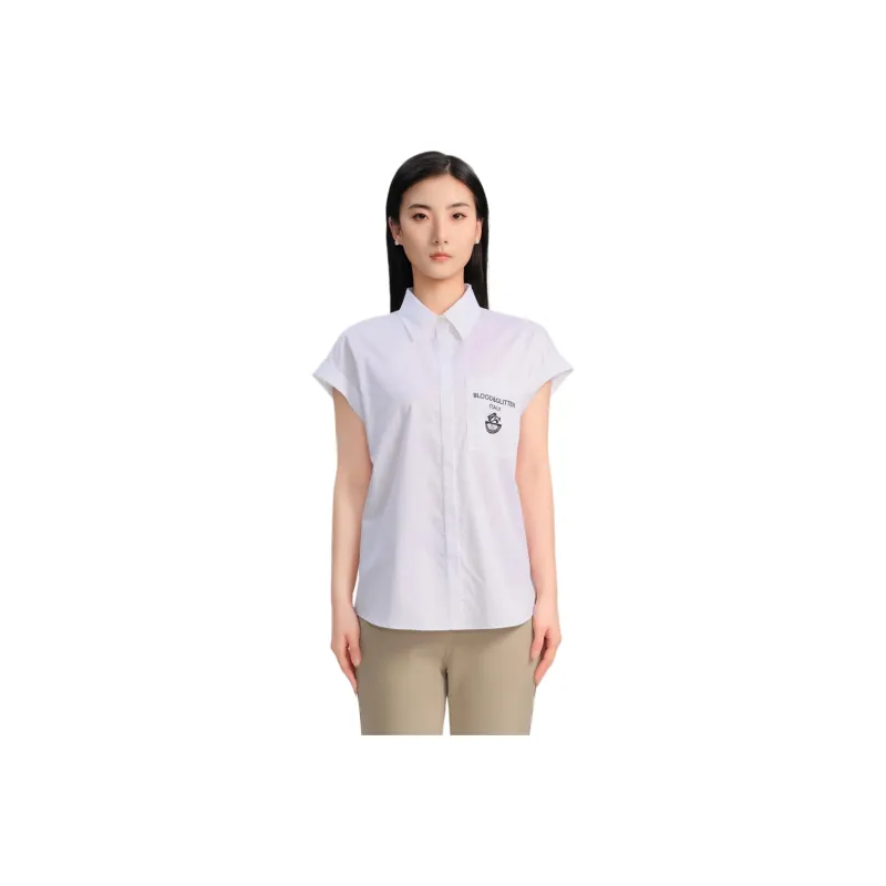 Blood Glitter Shirt Women's White-0