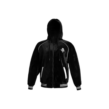 Monster Guardians Loose Fit Thickened Pilot Jacket Women's Black