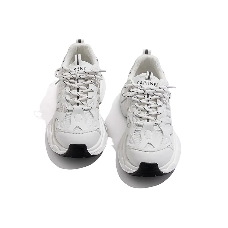 DAPHNE Shock Absorbers With Slip Resistant And Abrasion Resistant Properties Low Top Chunky Sneakers Women's-3
