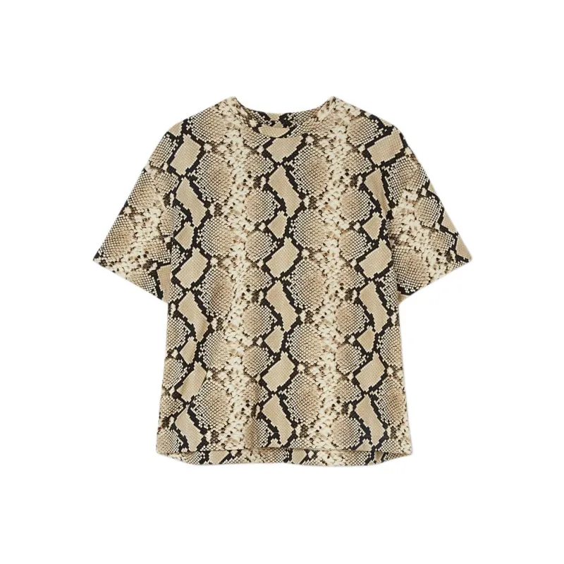 JIL SANDER Python Printed Crewneck T Shirt-0