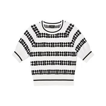 Kate Spade Short-sleeve Knitted Top