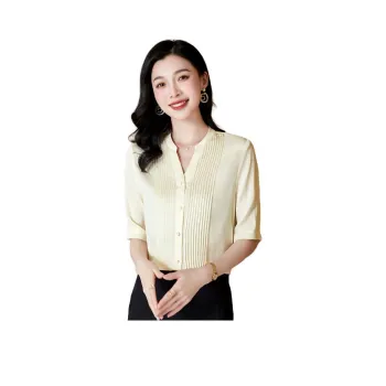 Yi Mengyuan Heavyweight Mulberry Silk Silk Shirt Women's