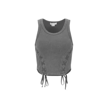 URBAN REVIVO T Shirt Women's Medium Gray