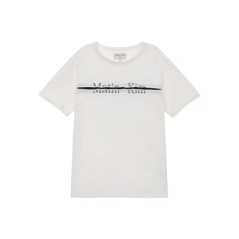 MATIN KIM Regular T Shirt Women's White-0