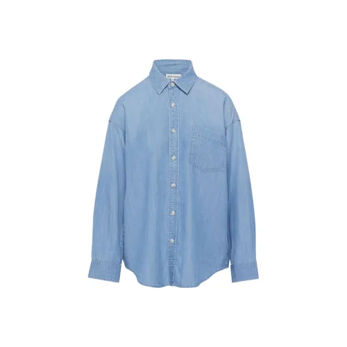 ARITZIA Denim Forum The '80s Comfy Denim Shirt Shirt Women's Tencel Indigo