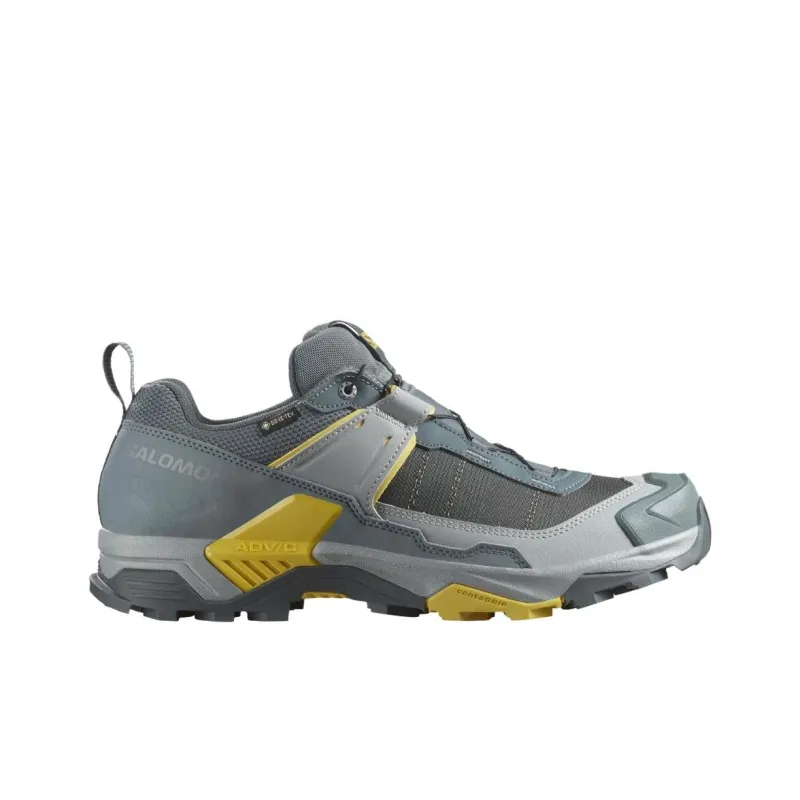 SALOMON X ULTRA 5 Slip Resistant And Abrasion Resistant Support Low Top Hiking Shoes Men's Turbulent Blue-1