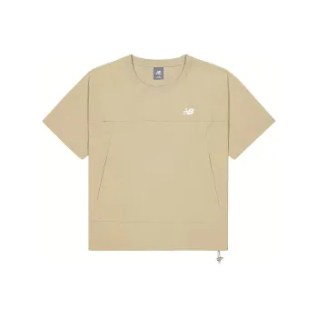 New Balance Drop Shoulder Sleeve T Shirt Women's Khaki