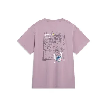 Disney X LINING T Shirts Women's Xianxia Purple