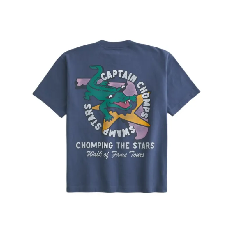 Hollister T Shirt Men's Light Marine Blue-1