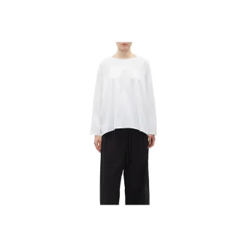 LA GARCONNE SS24 Drop Shoulder Sleeve T-Shirt Women's White