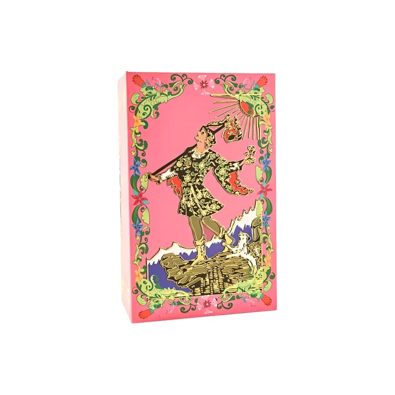 ZOCO Black Gold Sun Tarot Card Box Included Waterproof And Durable PET Material Board Games-38