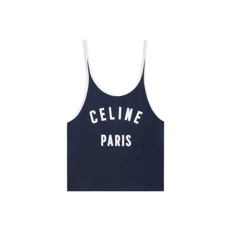 CELINE Paris Crewneck Short-Sleeved T-Shirt-0