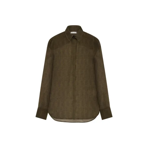 Ferragamo Monogram Silk Shirt