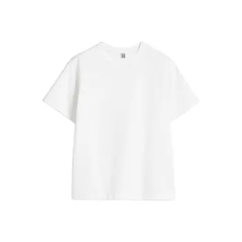 TOTEME Short Sleeve Crewneck T Shirt