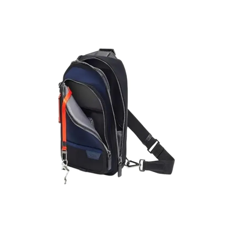 TUMI Polyamide Crossbody Fanny Pack, Sling Bag Men's Midnight Blue-1