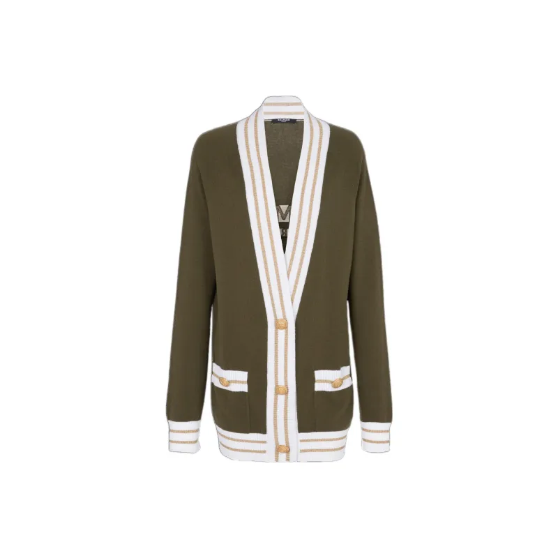 BALMAIN Button front Knitted Cardigan-0