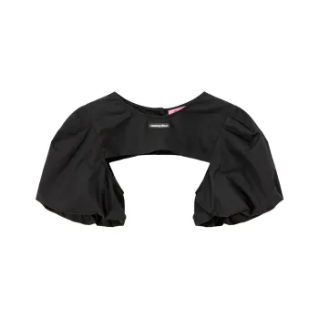 CHUU Chiffon Shirts Women's Black