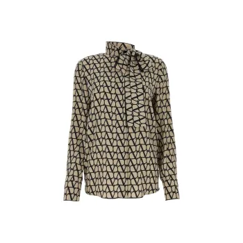 Valentino VLogo Signature Long Sleeved Blouse