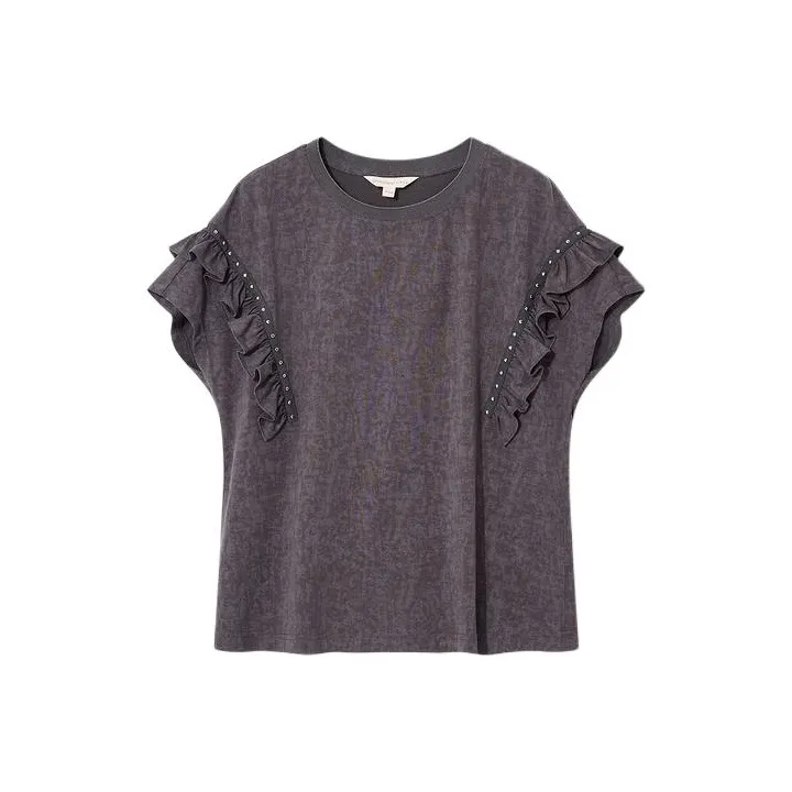 YINER GoodLand T Shirts Women's Gray-0