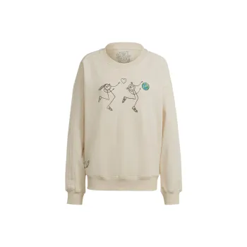 Adidas Originals André Saraiva Co brand Sweatshirt Women's Beige