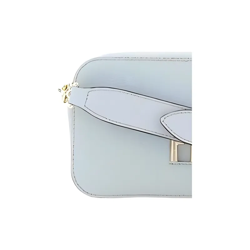 Furla Primula Leather Shoulder Bag, Crossbody Bag Mini Women's Blue-3