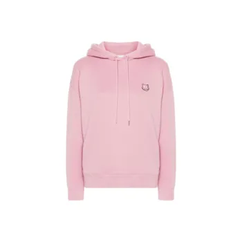 Maison Kitsune Bold Fox Head Patch Drawstring Hoodie