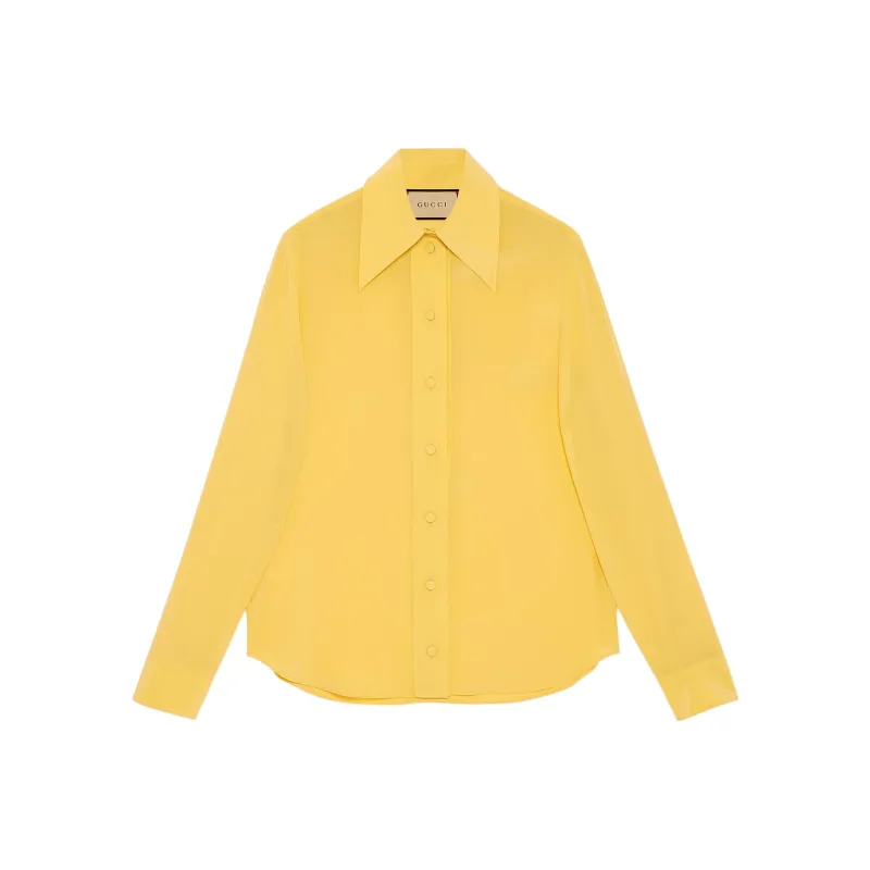 GUCCI Collared Long Sleeved Shirt-0