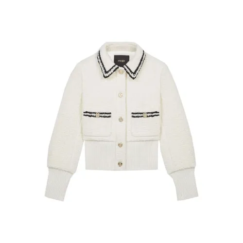 Maje Jackets Women
s White