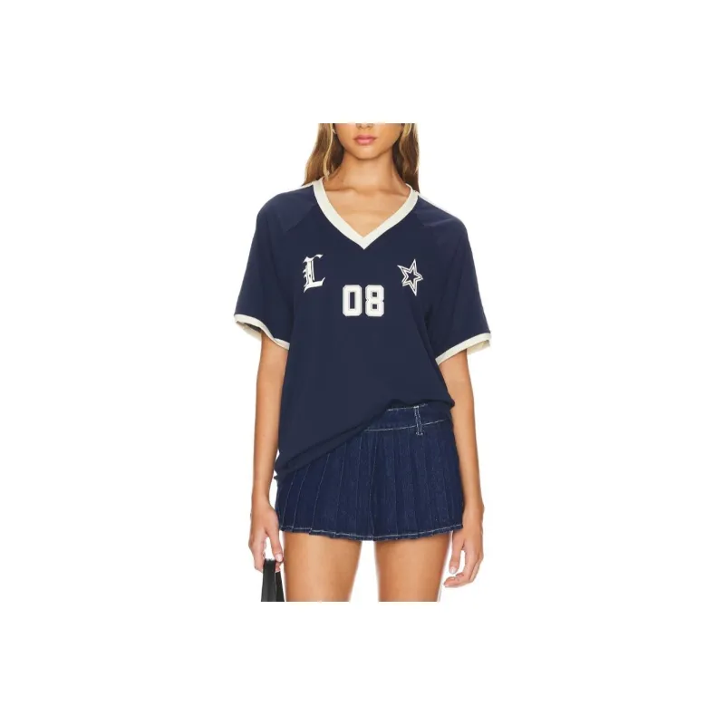 Lioness T-Shirt Women's Navy Blue-0