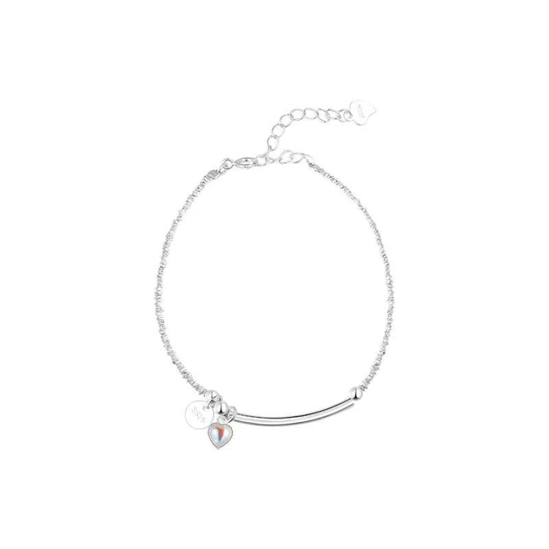 Silver 925 Sterling Silver Bracelets Women's-0