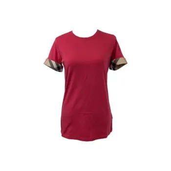Burberry T Shirts Women's Dark Red