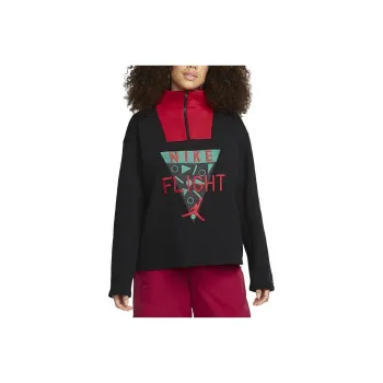 JORDAN Women's Nina Chanel Pullover 1/4 Zip Black