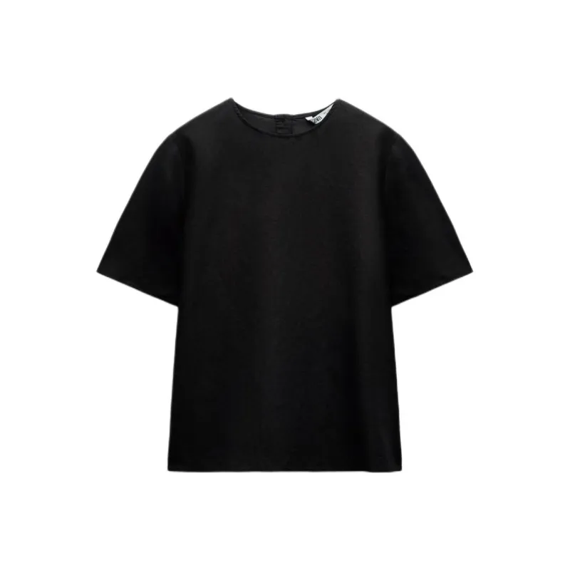 ZARA ZW Series T-Shirt Women's Black-0