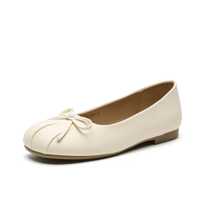 JOSINY Casual Single Shoes Women's Ecru-1