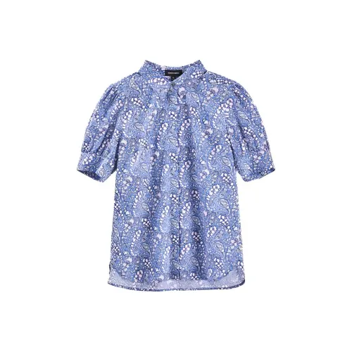 Insect Shirt Women's Cashew Nut Blue