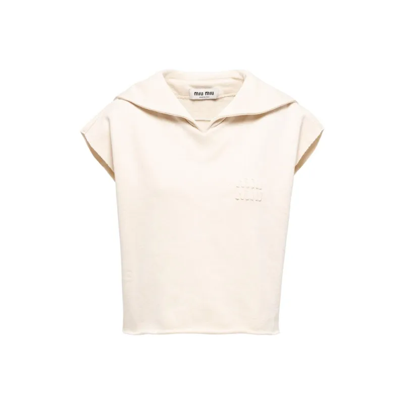 MIU MIU Sweatshirt Women's Ecru-0