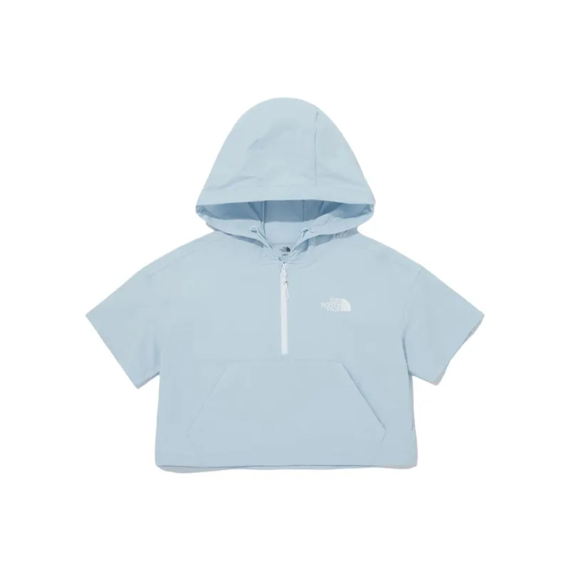 THE NORTH FACE Drop Shoulder Sleeve T Shirt Women's Light Blue-0
